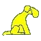 gelber Hund